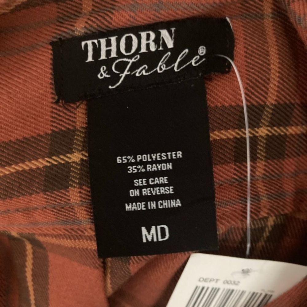 Plaid Mini Skirt in Orange - Picture 3 of 5